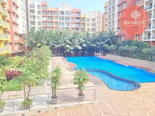 Offsite venue - Luxe 2BHK by Coral BnB with Pool access -10min to beach & Dabolim Airport thumbnail